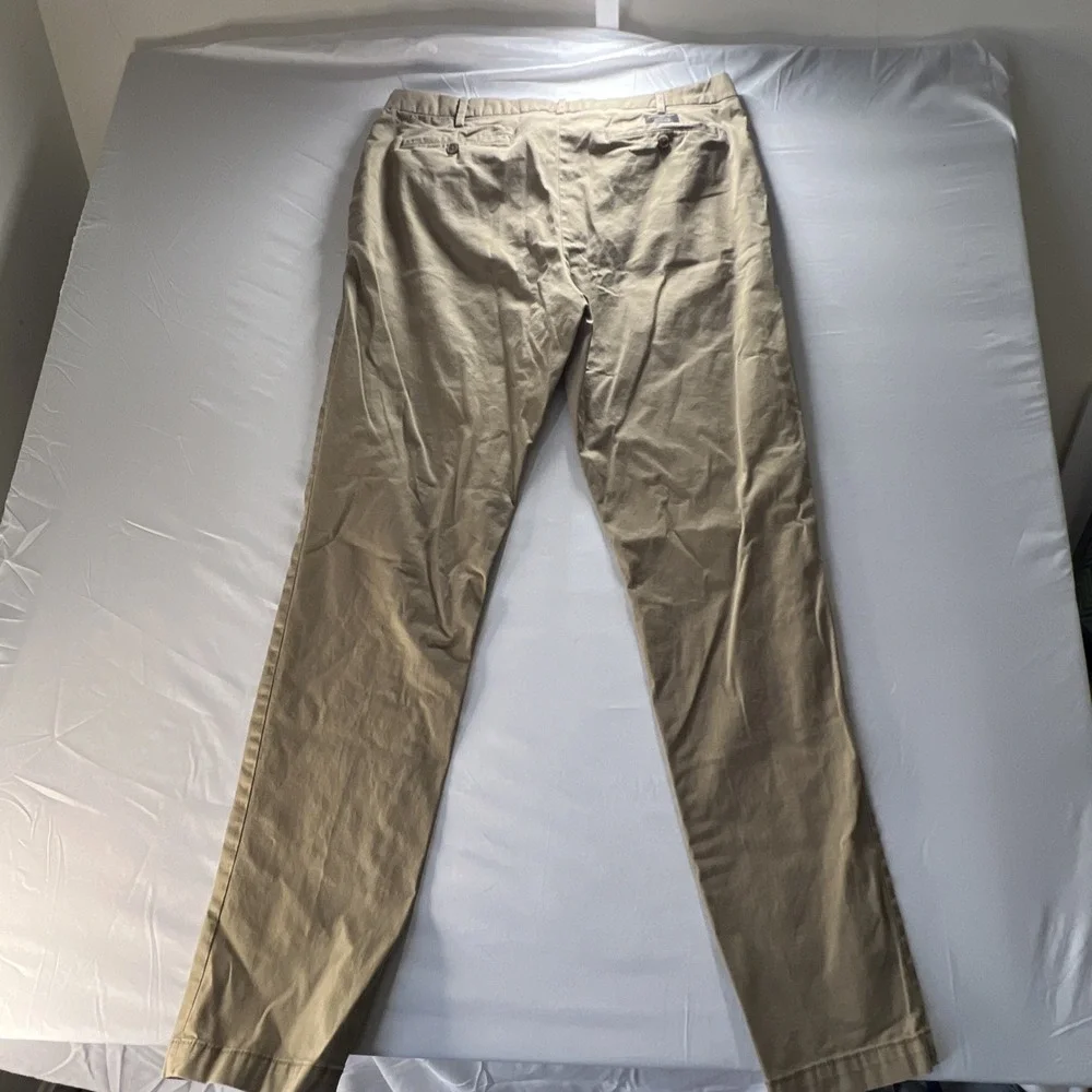 Banana Republic Slim Lived-In Chino Pant Acorn Brown Tan 38 X 36